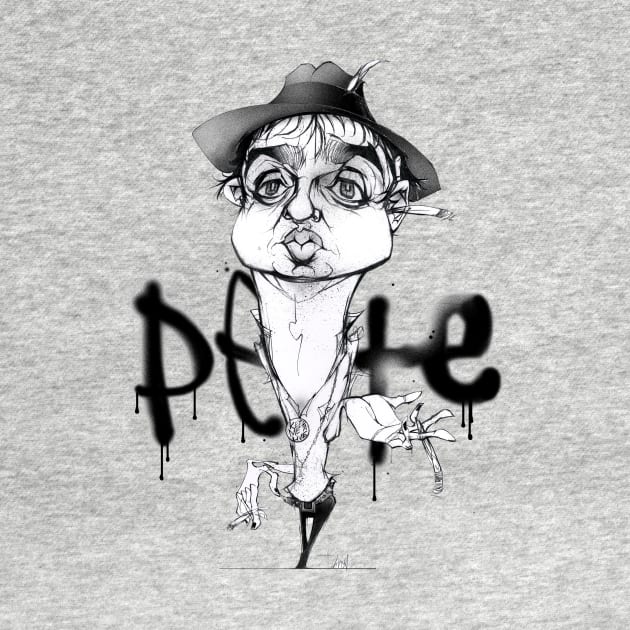 Pete Doherty by IAN TOVEY ILLUSTRATOR